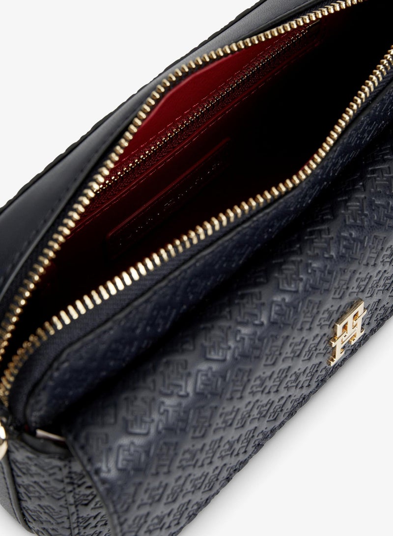 TOMMY HILFIGER Hilfiger Icon Debossed Crossbody Camera Bag - Image 5