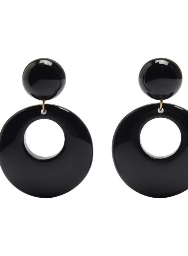 PARFOIS Round Resin Earrings