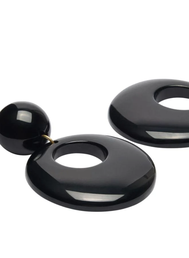 PARFOIS Round Resin Earrings