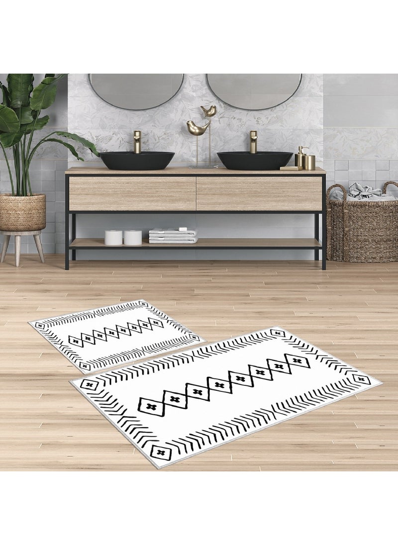 Talia Home Thalia Home Non-Slip Base Washable 2 Liter 60X100 - 50X60 Toilet Set  - Image 1