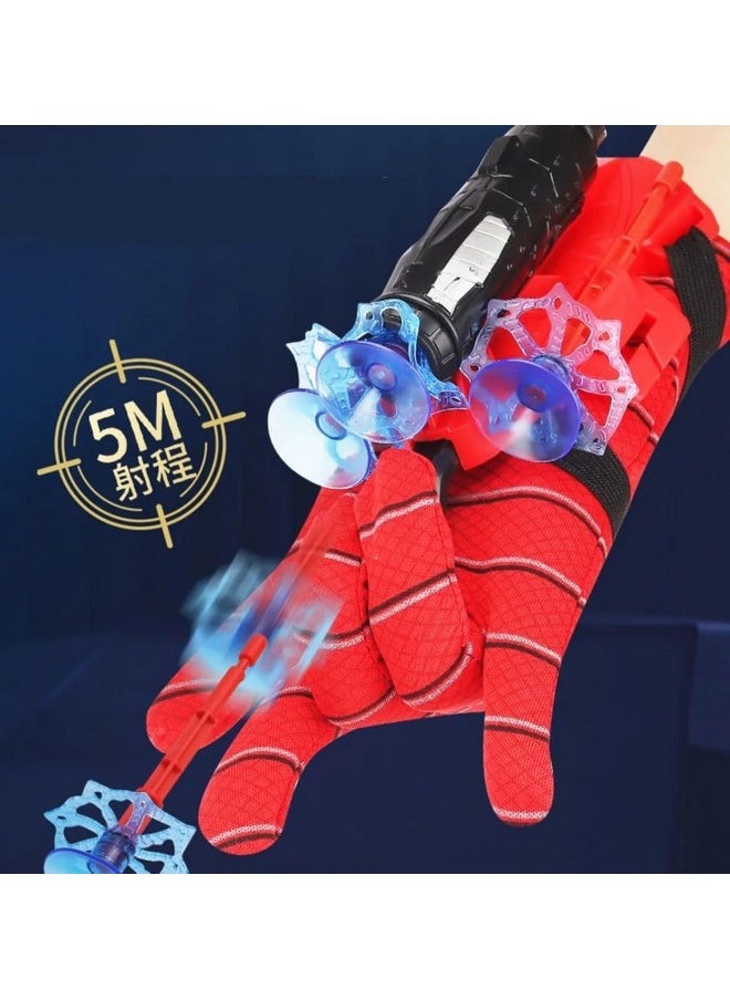 Kiti Kits KITI KITS Spider Web Shooters Toy for Kids : Hero Launcher Wrist Set, Cosplay Bracers, Sticky Wall Soft Bombs, Accessories for Kids - Action Figure Superhero Pack 1 - Multicolor  - Image 5