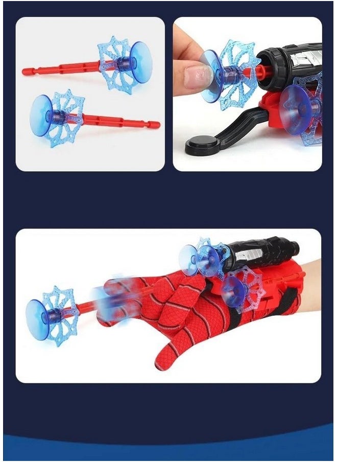 Kiti Kits KITI KITS Spider Web Shooters Toy for Kids : Hero Launcher Wrist Set, Cosplay Bracers, Sticky Wall Soft Bombs, Accessories for Kids - Action Figure Superhero Pack 1 - Multicolor  - Image 3