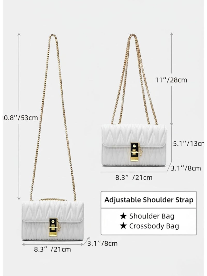 Like Style PU Women's Sling Bag With Quilted Detail - Image 4