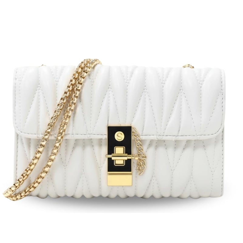 Like Style PU Women's Sling Bag With Quilted Detail - Image 1