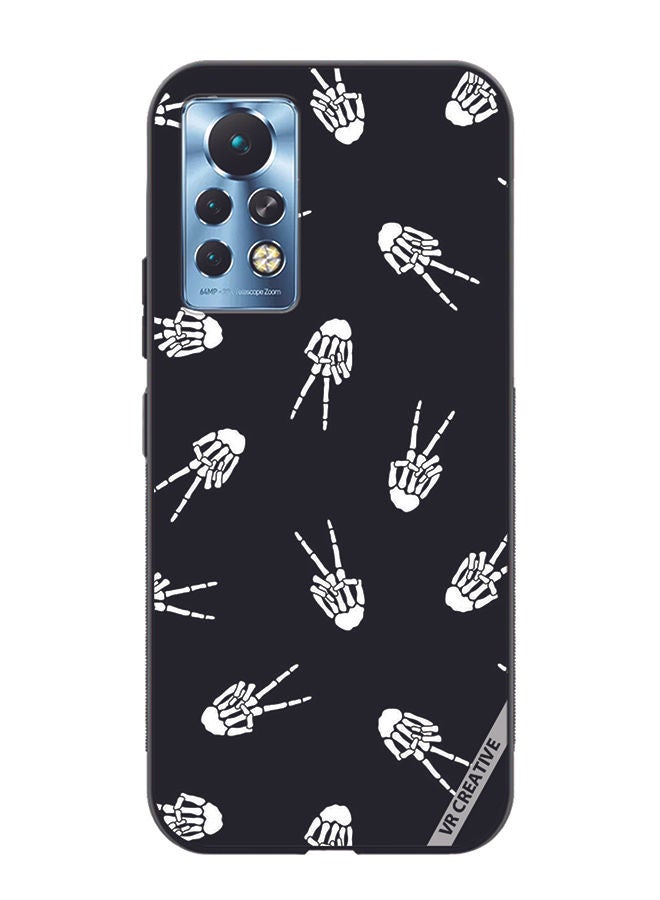 VR CREATIVE Protective Case Cover For Infinix Note 11 Pro Hallowen Design Multicolour - Image 1