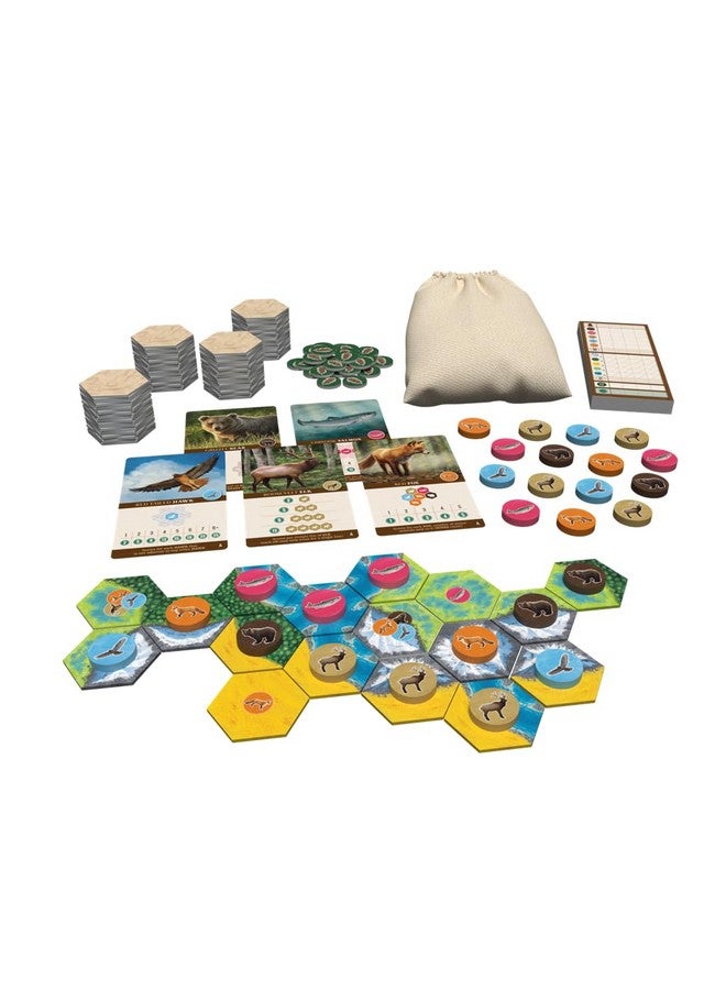 أيج & Flatout Games | Cascadia - لعبة لوحية حائزة على جوائز تدور أحداثها في منطقة شمال غرب المحيط الهادئ | سهلة التعلم | سريعة اللعب | مناسبة للأعمار من 10 سنوات فما فوق - Image 2