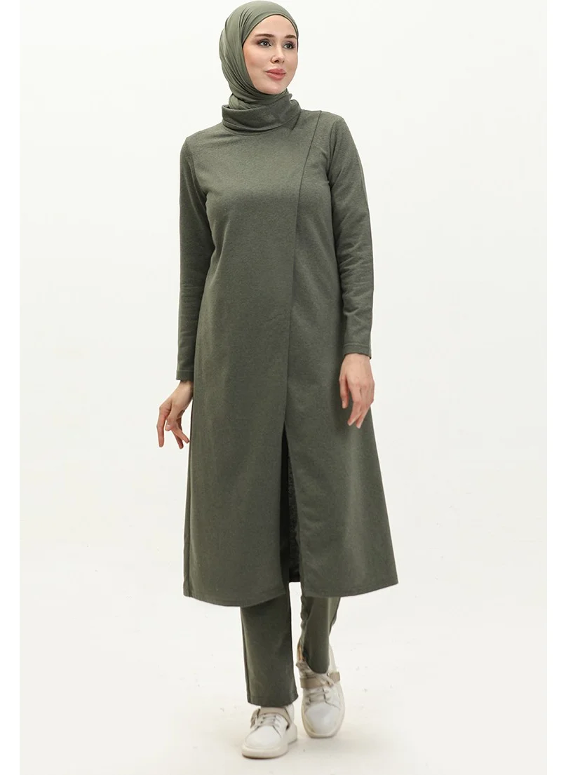 Sefa Merve Turtleneck Tracksuit 3043-06 Khaki