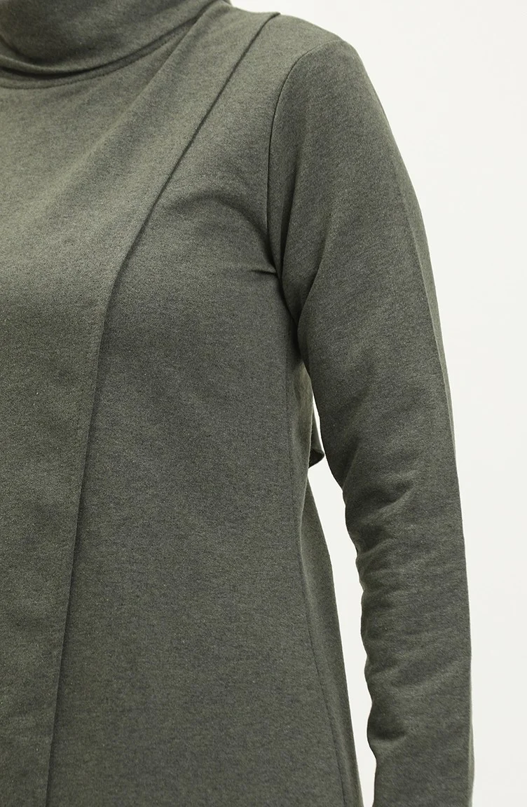 سيفا ميرفي Turtleneck Tracksuit 3043-06 Khaki