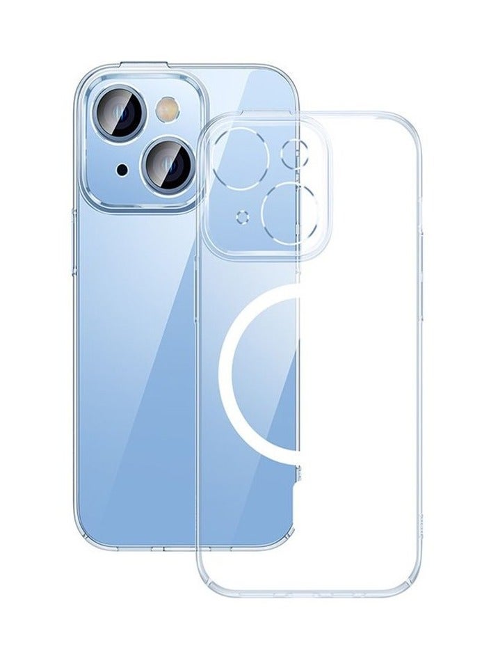 Baseus Simple Series Protective Case For iP 14 Plus, Clear - Image 1
