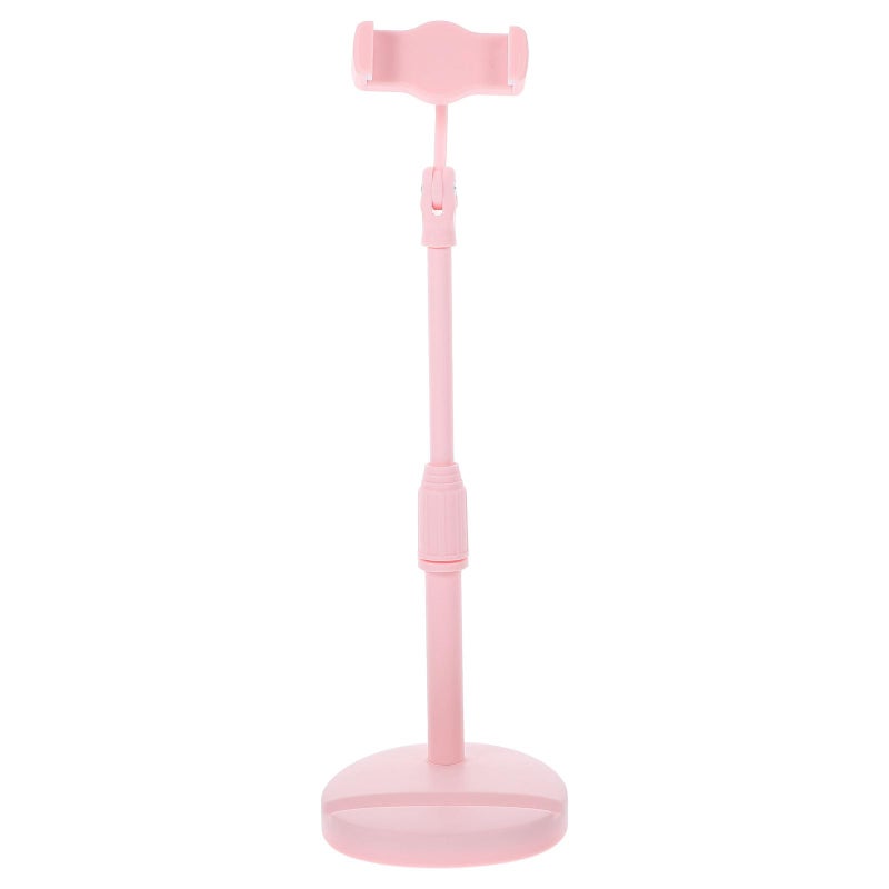 Pink Portable Adjustable Telescopic Phone Stand Holder for Desktop Office Travel - Image 2
