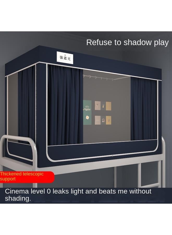 Bluejw A5L Student Dormitory Bed Curtain Bed Curtain Mosquito Net Integrated Lower Bed Upper Bed Single Bed Curtain Blackout Curtain Tent - Image 4