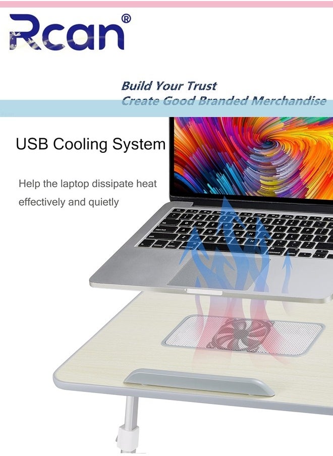 Portable Laptop Table Notebook Computer Desk with Foldable Legs Laptop Office Desk Laptop Stand for Bed Working Study Reading Writing Drawing and Eating in Bed Sofa