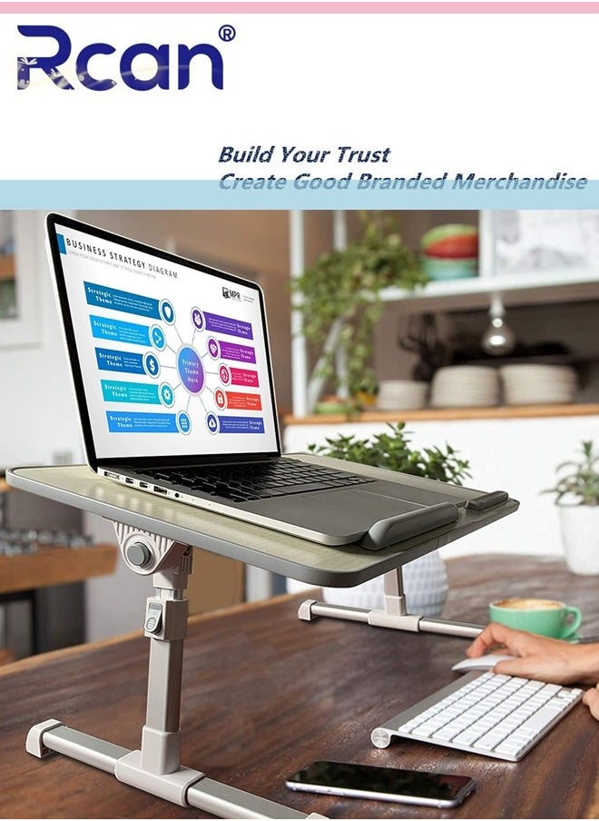Portable Laptop Table Notebook Computer Desk with Foldable Legs Laptop Office Desk Laptop Stand for Bed Working Study Reading Writing Drawing and Eating in Bed Sofa