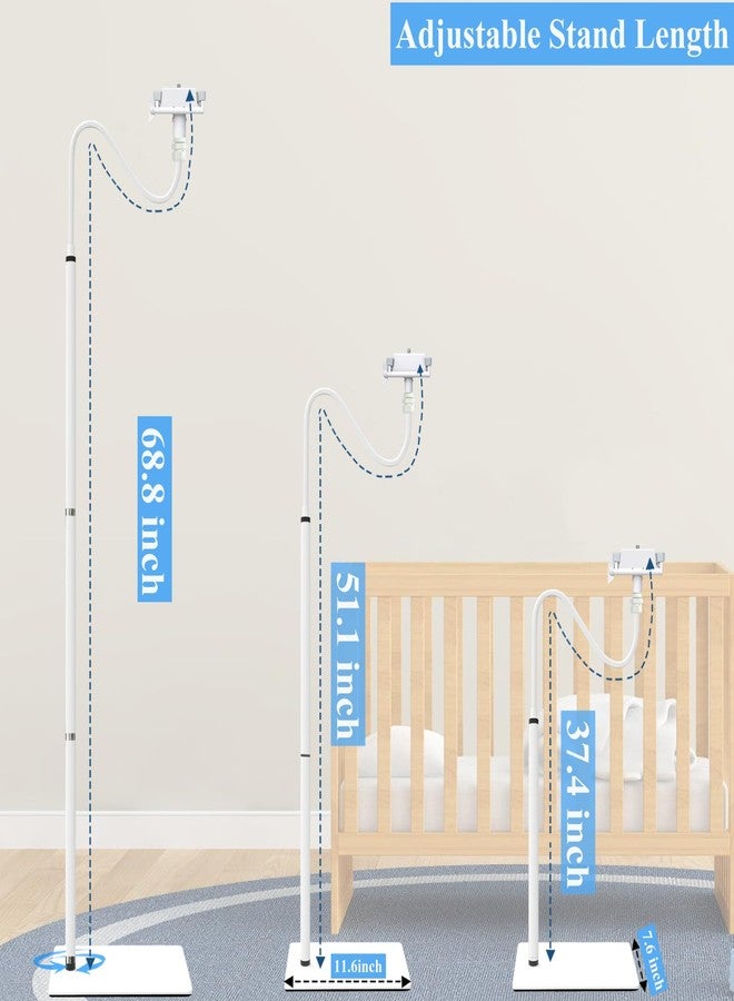 EYSAFT Baby Monitor Floor Stand Holder Mount Compactible for Nanit Pro & Flex Stand,Infant Optics DXR-8 Pro,VTech VM901/VM819/RM7764,Momcozy,HelloBaby,eufy E110,nooie IPC100,Motorola VM75/VM50G/VM44 - Image 5