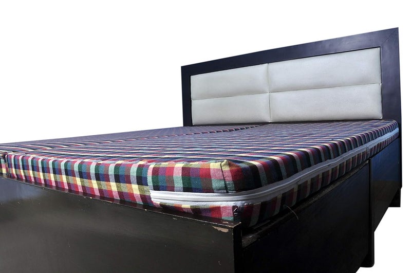 Kiara Furnishing Kiara Furnishing Cotton Mattress Cover with Zip for Single Bed Multicolour 72 X 30 X 12inch  - Image 4