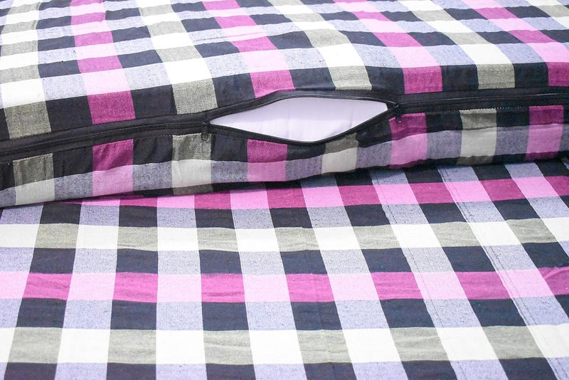 Kiara Furnishing Kiara Furnishing Cotton Mattress Cover with Zip for Single Bed Multicolour 72 X 30 X 12inch  - Image 5