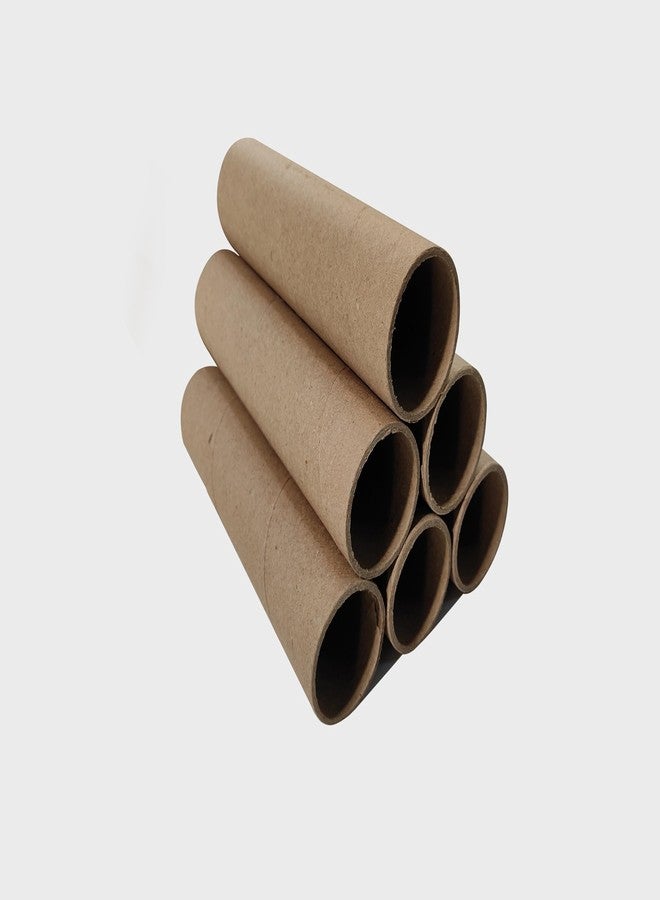 WallDesign Multipurpose Hard Paper 3mm Thick Tube with End Caps (2 inch dia x 10 inch long) – Storage of Art, Prints, Shipping Rolled Items (6 Tubes) - Image 3