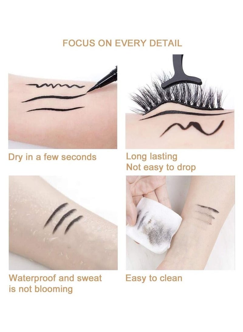 Calla Lashes Eyelash Glue Pen Long Lasting (Gold Black 1Pcs) - Image 4