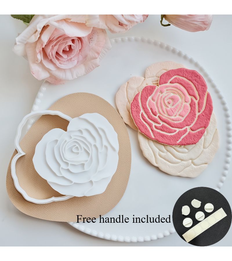 Alice Rose Fondant Cookie Cutter Set For Cake Decoration Wedding Party Baking - Image 4