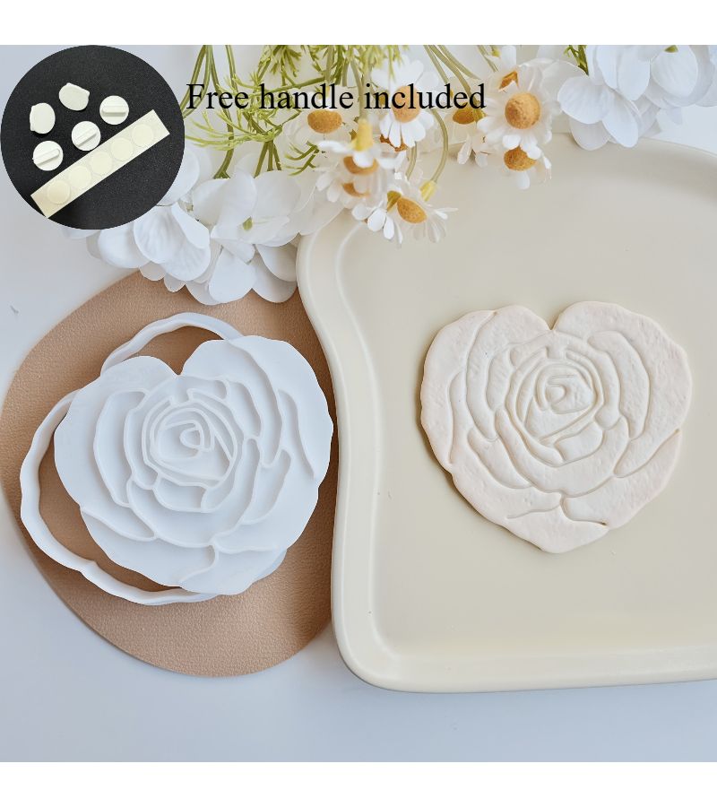 Alice Rose Fondant Cookie Cutter Set For Cake Decoration Wedding Party Baking - Image 2
