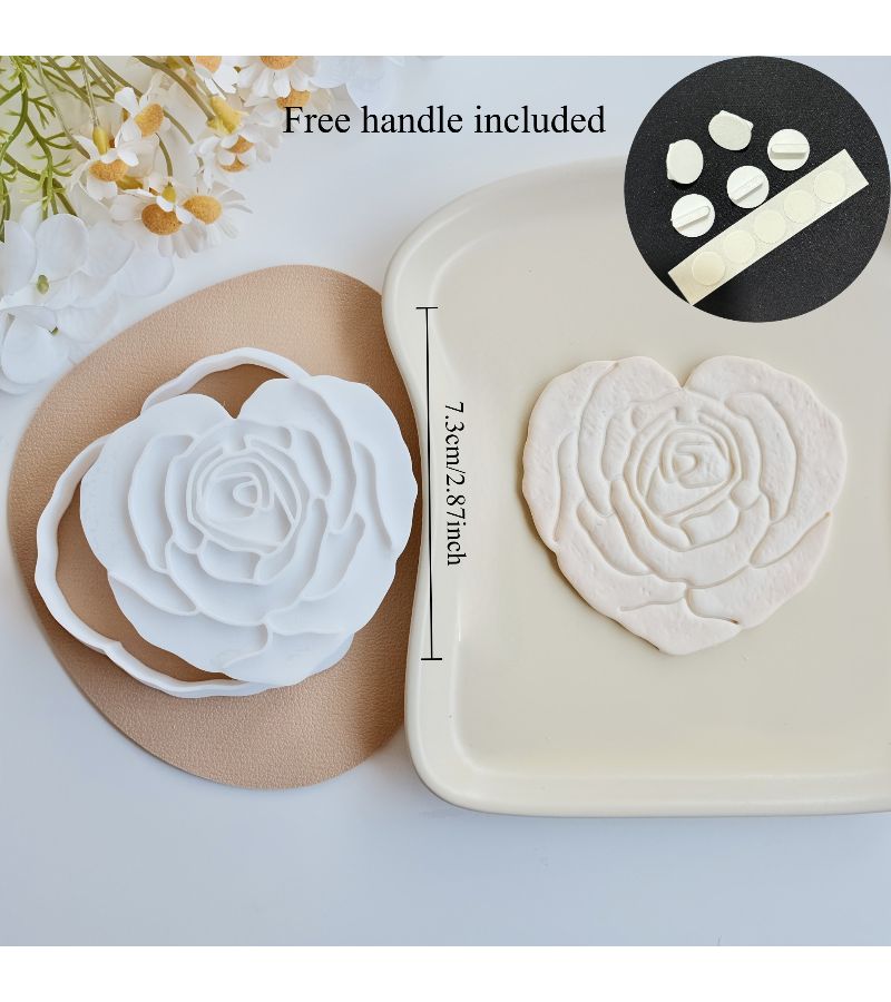 Alice Rose Fondant Cookie Cutter Set For Cake Decoration Wedding Party Baking - Image 3