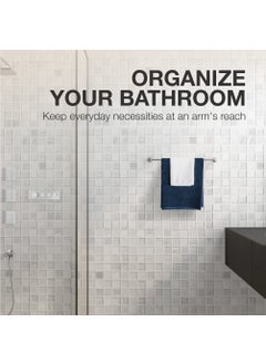 Kohler Kohler Complementary Towel Hanger for Bathroom - Silver with Chrome Finish - Corrosion and Tarnishing Resistant Towel Bar - Premium Metal Construction for Durability - Clean, Modern Design 5630IN-CP  - Image 3
