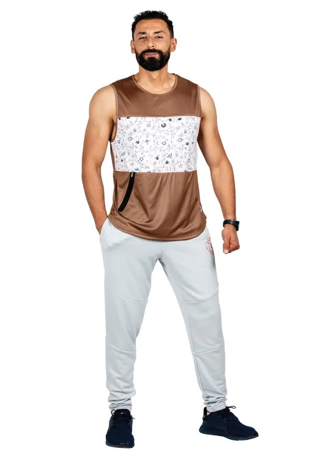 زيسي Men's Regular-Fit Tank with Pocket