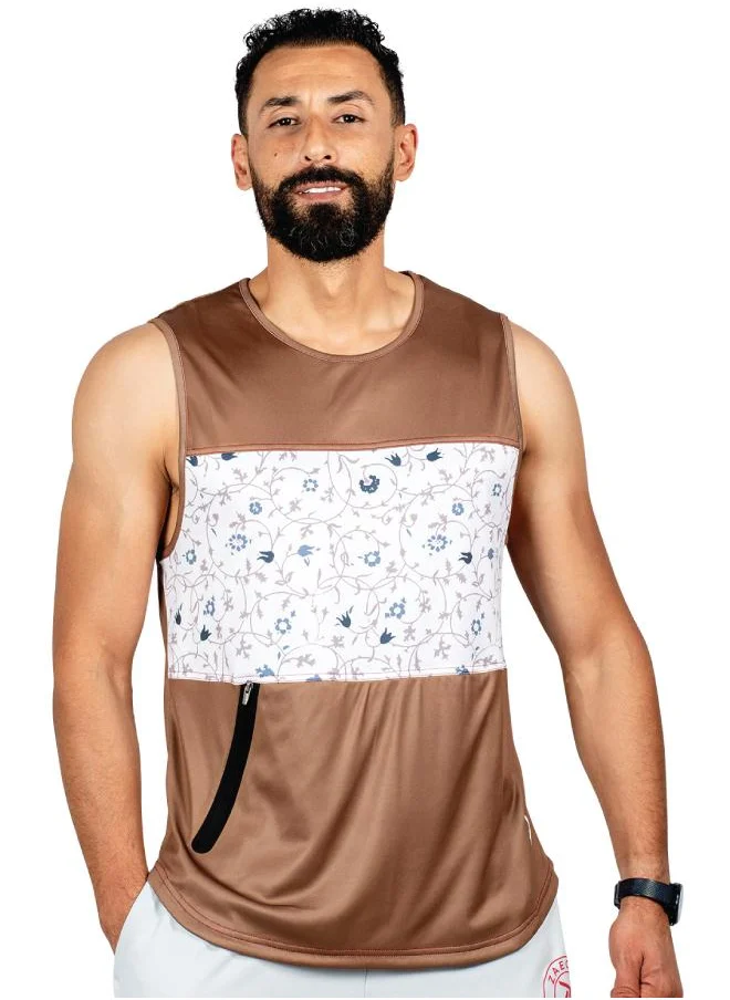 زيسي Men's Regular-Fit Tank with Pocket