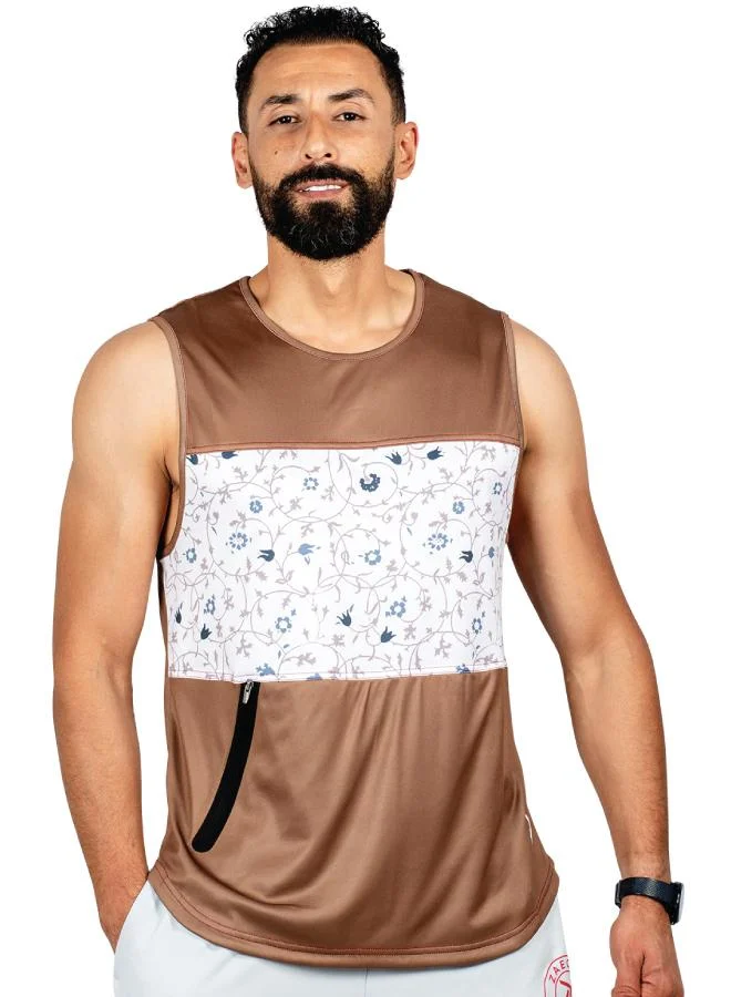 ZAECY Men's Regular-Fit Tank with Pocket