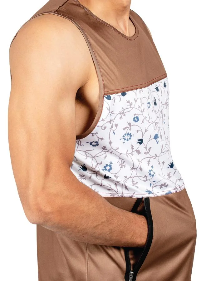 ZAECY Men's Regular-Fit Tank with Pocket