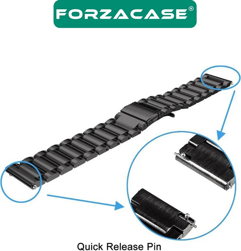 فورزاكاس Xiaomi Watch S1 Compatible Metal Band Strap - FC142