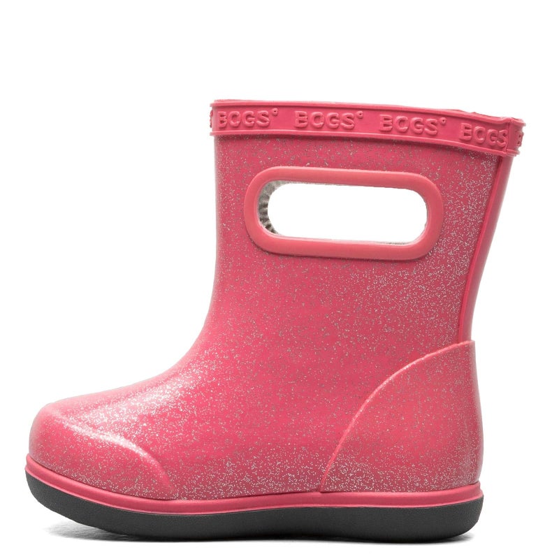 BOGS Skipper II - Glitter Girls' Infant-Toddler Boot, 7 M US Toddler, Pink - Image 4