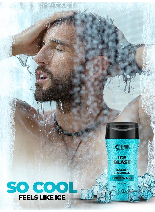 BEARDO Beardo Ice Blast Body Wash For Men 200ml | Refreshing Menthol Cooling Instant Icy Cool Freshness Body Wash | Shower Gel For Summer Heat | For Skin Dryness - Image 2