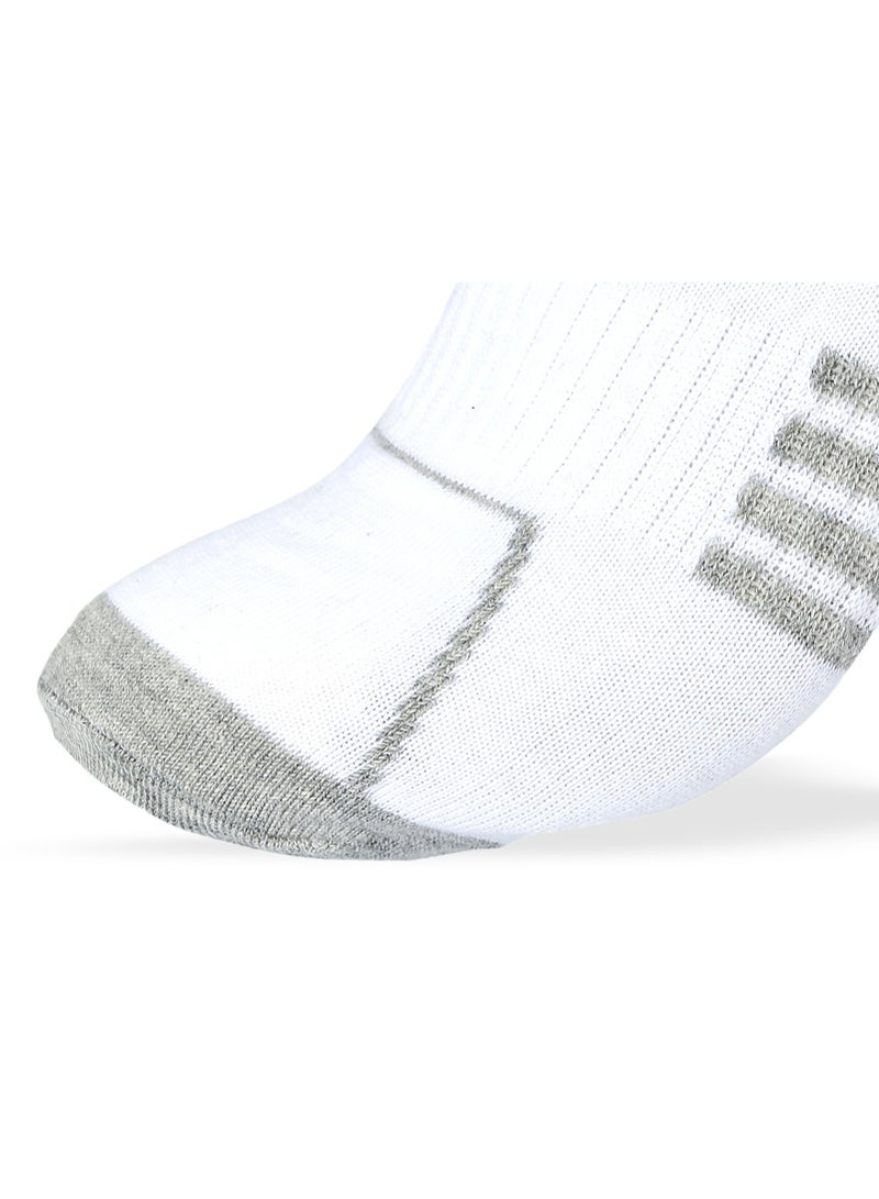 SAM SOCKS Men Set Of 3 Cotton Lycra L-Shape Socks White 41-46 EU - Image 5