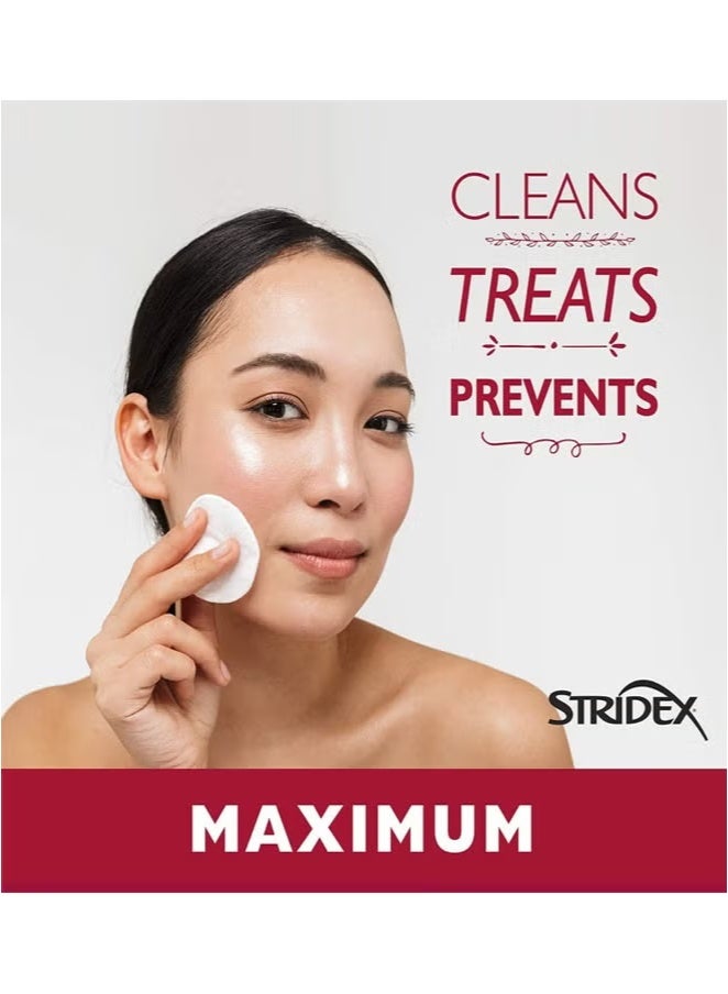 Stridex 55 Pads Medicated Acne Pads (Maximum Strength) Acne Treatment For Face,Reduces The Number Of Acne Pimples And Blackheads And Allows Skin To Heal - Image 5
