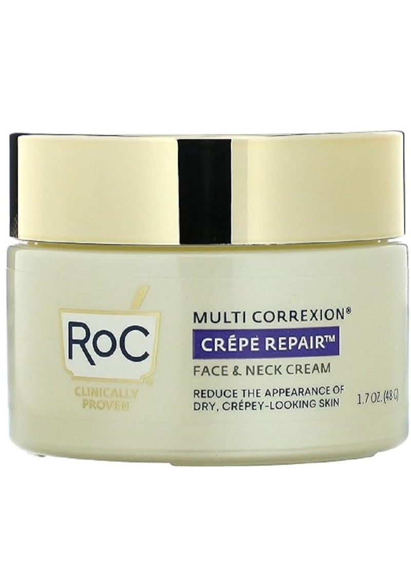 RoC - Multi Correxion, Crepe Repair, Face & Neck Cream, 1.7 oz (48 g), RoC - Image 1