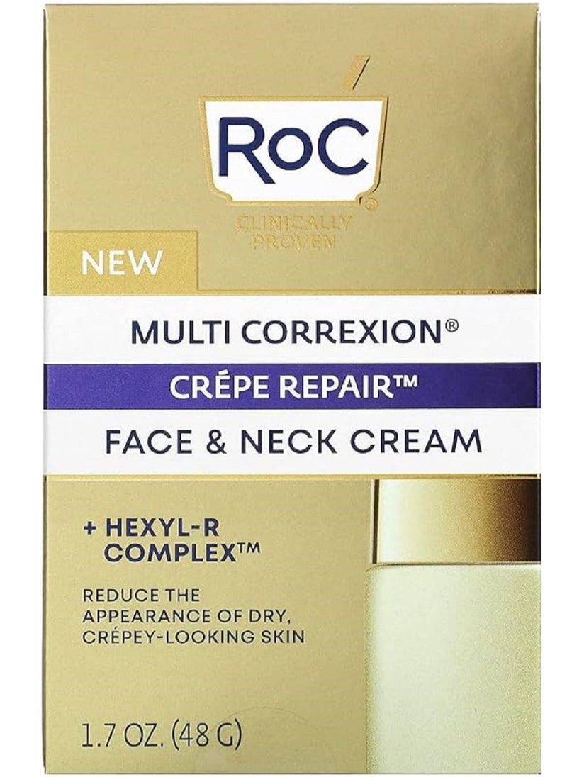 RoC - Multi Correxion, Crepe Repair, Face & Neck Cream, 1.7 oz (48 g), RoC - Image 1