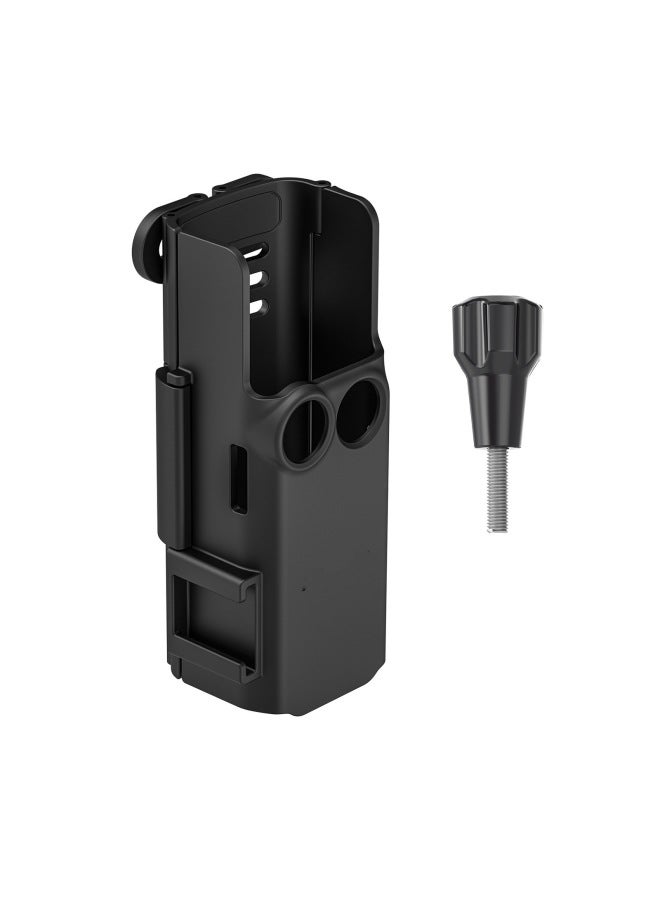 Generic Available For Pocket 3 Extension Handle Cold Shoe Adapter Bracket Expansion Adapter Protection Frame Accessories-Color:Black - Image 1