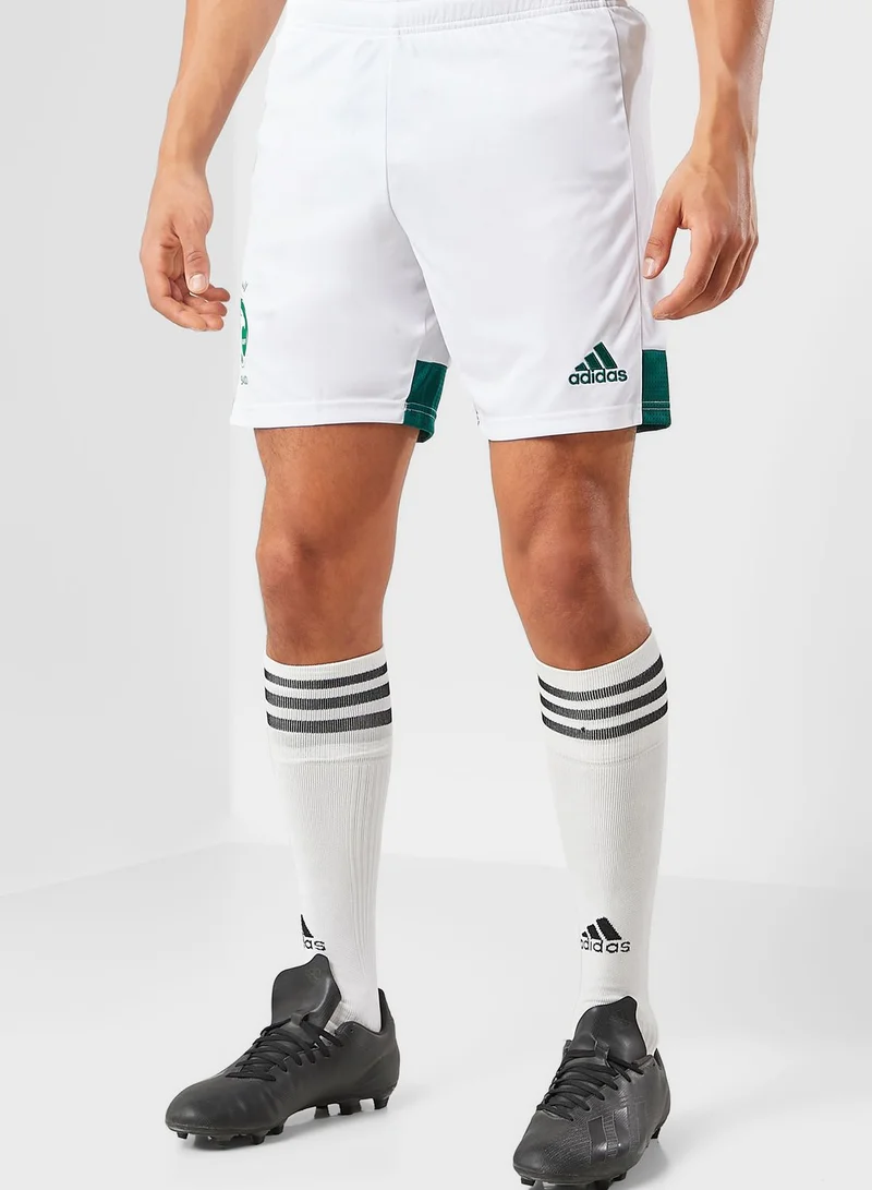 Adidas Saff A Sho White Football Shorts For Men Xs