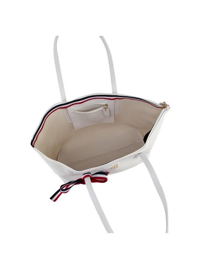 Tommy Hilfiger Denim Tommy Hilfiger Women's Tote Bags, Classic Fashion Versatile Signature Tape Large Capacity Shoulder Bag Handbag for Travel, Work, Gym, - Image 4