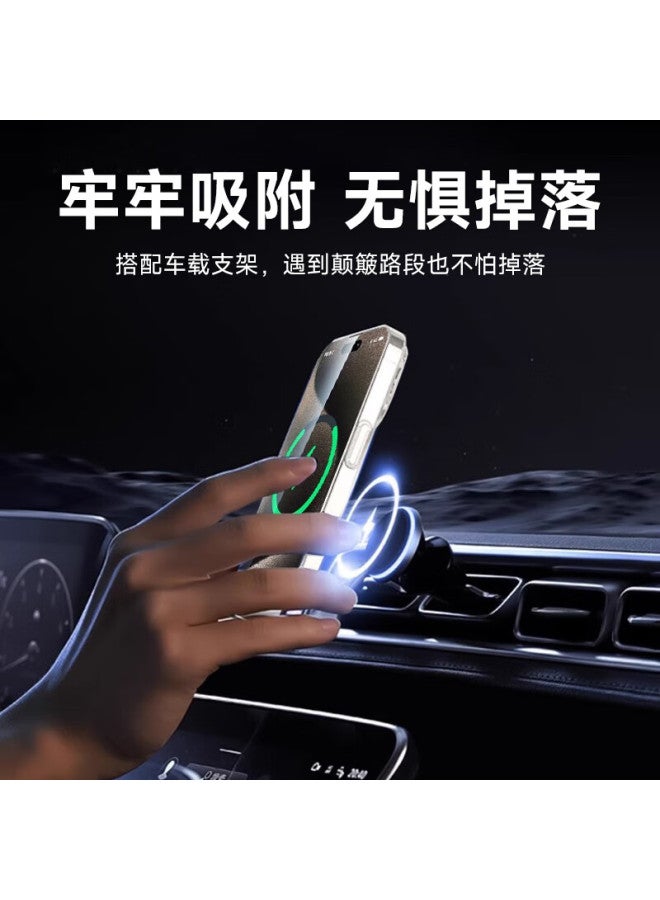 Koolife Magnetic Adsorption Transparent Phone Case For Iphone 11 Pro Max, Slim Soft Back Cover Anti-drop Protective Shell For Men And Women - Image 1