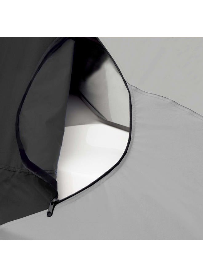 JETPRO Trailerable Jet Ski Cover, Waterproof Marine Grade 600D Heavy Duty Polyester PWC Cover Gray/Black Color Fits from 136" to 145" 3 Seater - Image 3