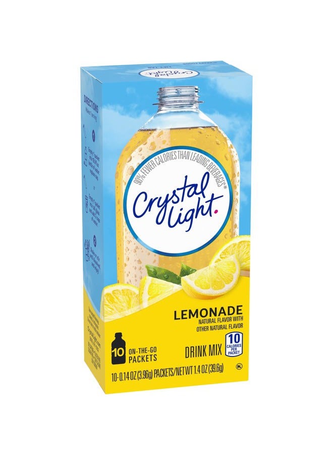 Crystal Light Lemonade, 10 On-the-Go Packets (Pack of 4) - Image 3