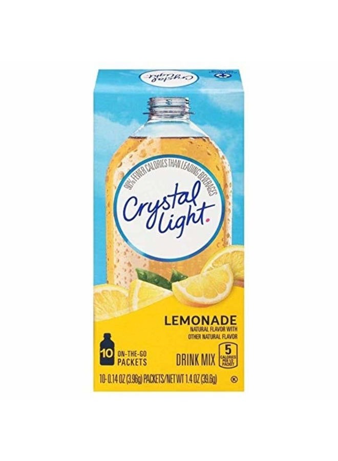 Crystal Light Lemonade, 10 On-the-Go Packets (Pack of 4) - Image 2