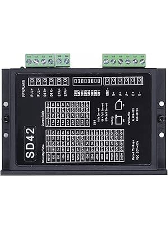 سائق محرك خطوي من سبائك الألومنيوم 20-50 فولت 1.4-2 أمبير منخفض الضوضاء لآلات CNC والطباعة ثلاثية الأبعاد - Image 1