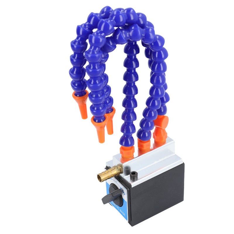 Mist Coolant Lubrication Spray System Engraving Machine Cooling Sprayer Magnetic Base Holder G1/4 in G1/2 Out 3 Holes - Image 1