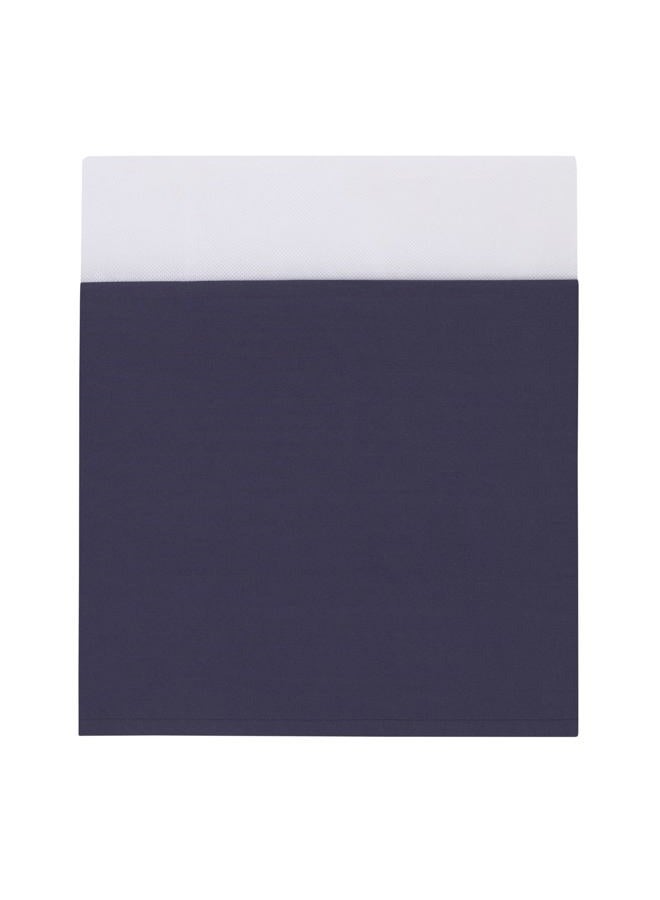 NoJo Little Love by NoJo Soar High Little One Navy, Light Blue, Orange, and White Airplanes, Clouds, and Stars 3 Piece Nursery Crib Bedding Set - Comforter, Fitted Crib Sheet and Crib Skirt - Image 4