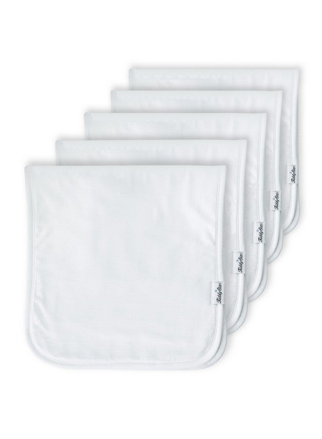 KiddyStar Organic Burp Cloths For Baby Boys And Girls, 5-Pack Super Absorbent Burping Cloth, Burp Clothes, Soft & Plush, Newborn Milk Spit Up Rags, Burpy Cloth Bib For Unisex, Burping Rags - Image 1