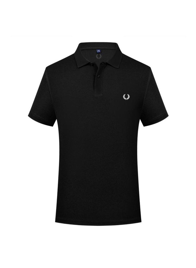 فريد بيري FRED PERRYPolo shirt for men and women summer solid color beaded cotton lapel short sleeve business commuter Joker shirt - Image 4