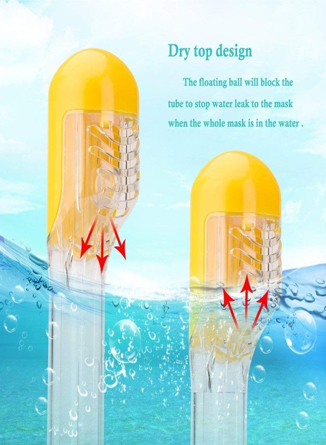 Olpad قناع غطس كامل الوجه من أولباد مع حامل كاميرا قابل للفصل، قناع غطس بانورامي 180 درجة مضاد للضباب والتسرب مع نظام تنفس آمن للبالغين والأطفال (متعدد المقاسات) (كبير/كبير جدًا) - Image 4